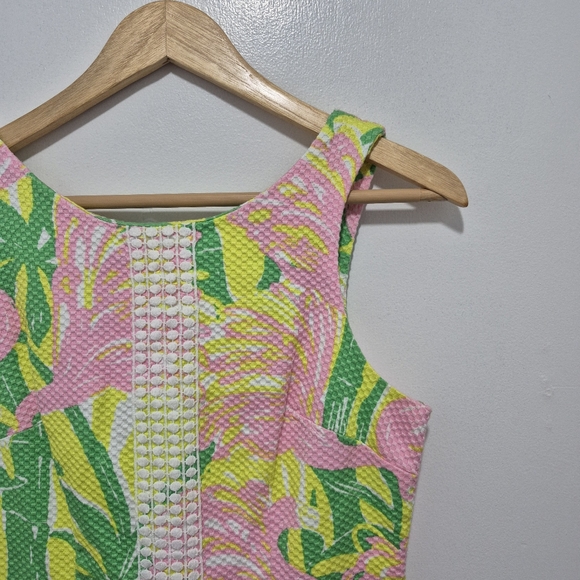 Lilly Pulitzer X Target Collab "Fan Dance" Dress - Flamingo - SIZE 6 Preppy - Picture 2 of 7